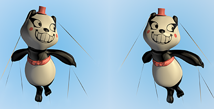 3d model of a macy's parade balloon done in maya by sijia zheng