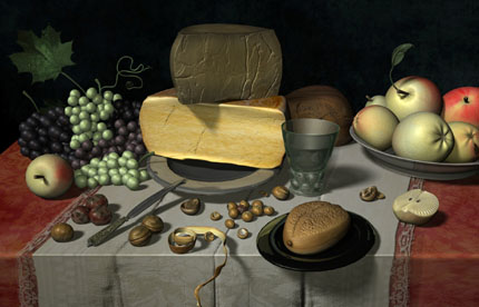 3d still life of painting using maya by Jessica stanulevich