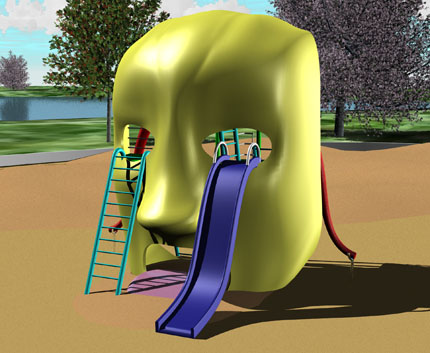 3d face playground design using rhino by sean mcdonald