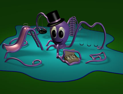 3d octopus playground design using rhino by emily metruck