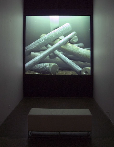 photo of logjam 3d animation in urban institute of contemporary arts in grand rapids michigan